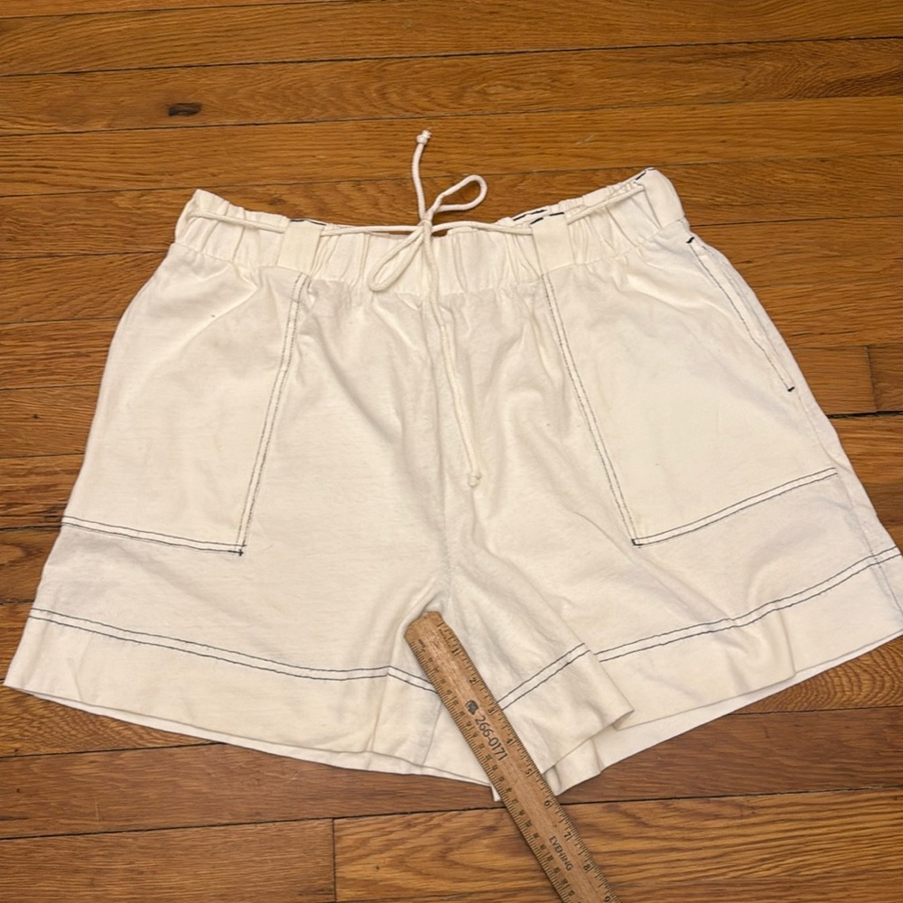 Free people, large, white shorts